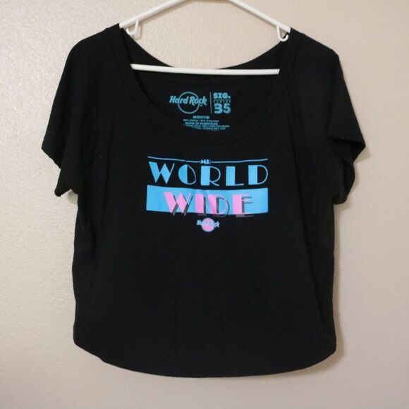 Mr World Wide Crop Top Medium - Picture 1 of 3